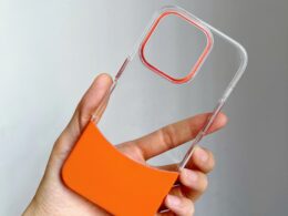 iPhone orange case